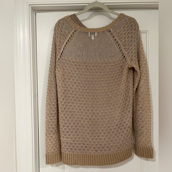 Frenchi Tan Sweater with Undershirt - Picture 2 of 9